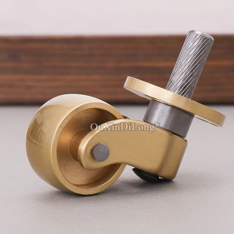 European Antique 2PCS Heavy Duty Brass Furniture Casters Table Chair Sofa Desk Furniture Mute Runners Rollers Universal Wheels European Antique 2PCS Heavy Duty Brass Furniture Casters Table Chair Sofa Desk Furniture Mute Runners Rollers Universal Wheels