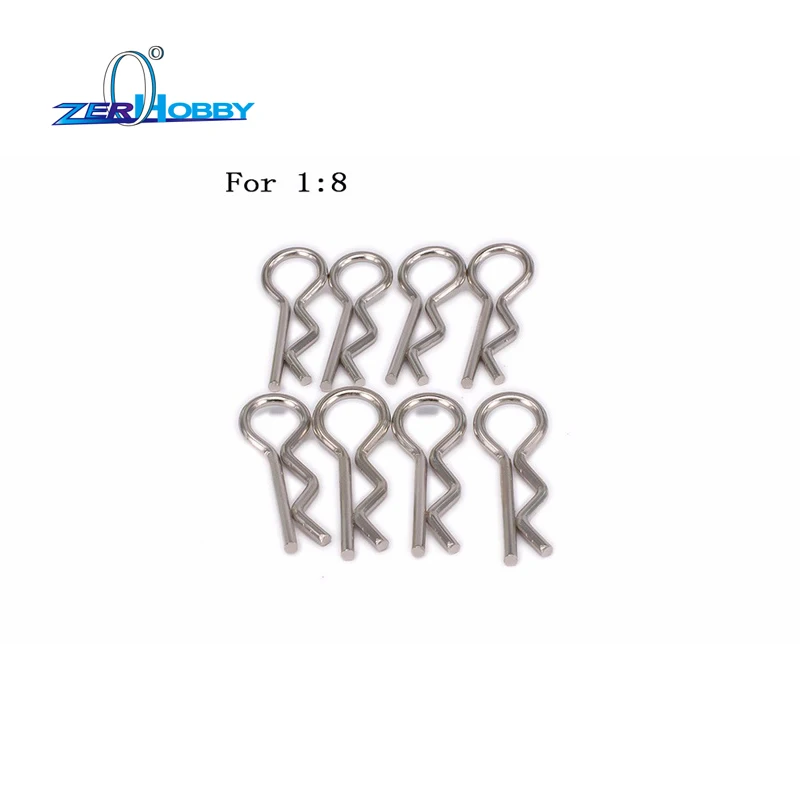 

8PCS LOT HSP Body Clip RC HSP 1:5 1:8 1:10 1:16 1:18 Scale RC Car Buggy Truck Monster Truggy On Road Original Metal Parts