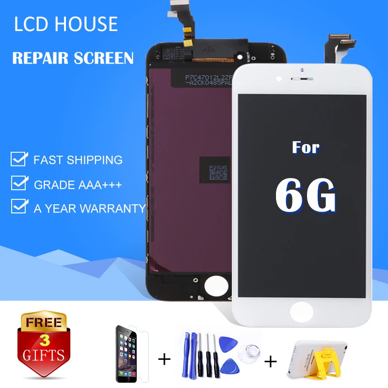 2017 AAA For IPhone 6 LCD Screen Touch Digitizer Assembly Replacement Ecran Module Pantalla Open Tools