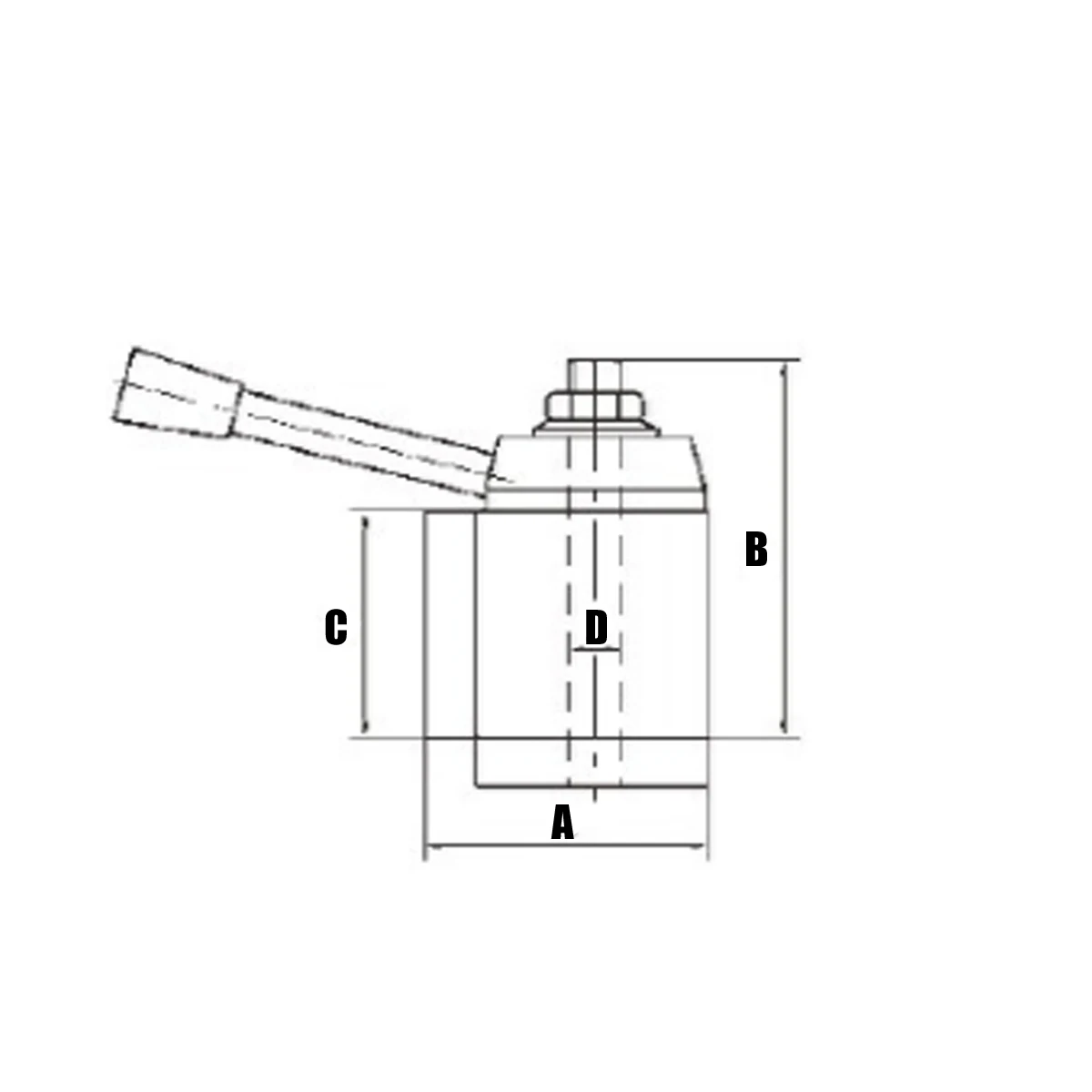Machifit DMC-250-200 Piston Type Locking Tool Post Steel Quick Change Lathe Tool Holder