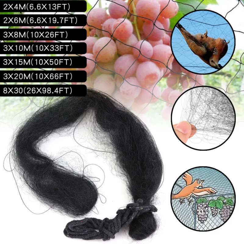 

4/6/8/10/15/20/30cm Anti Bird Catcher Netting Pond Net Fishing Net Traps Crops Fruit Tree Vegetables Flower Garden Mesh Protect