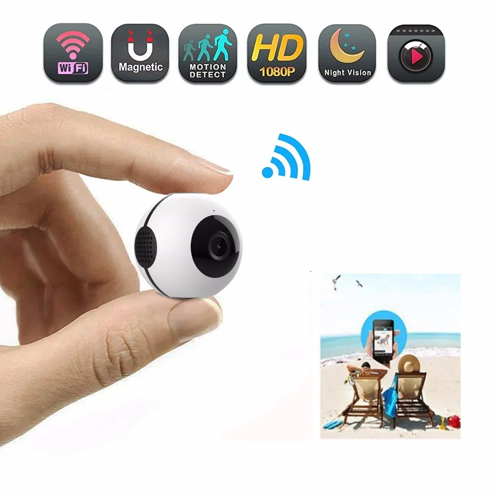 

Wifi Mini Camera 1080P Wireless Invisible Night Version mini Camcorder Micro Camera Home Security camera Support Remote Control