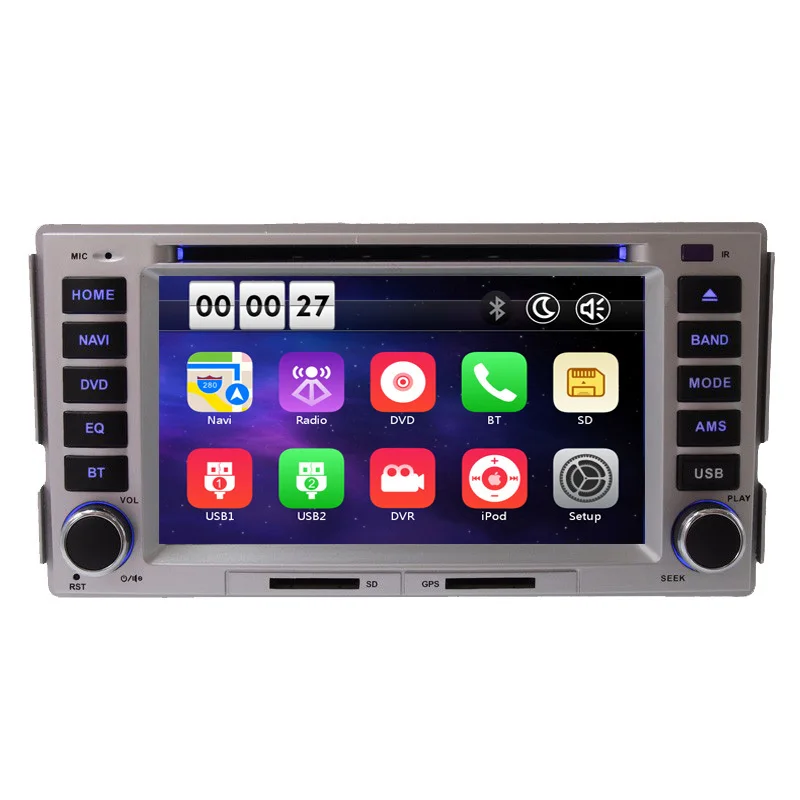 6 2 дюйма Wince автомобильный DVD плеер GPS навигационная система для Hyundai Santa Fe 2006 2007 2008