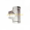 SS304 Stainless Steel Female Threaded 3 Way Tee T Pipe Fitting 1/8