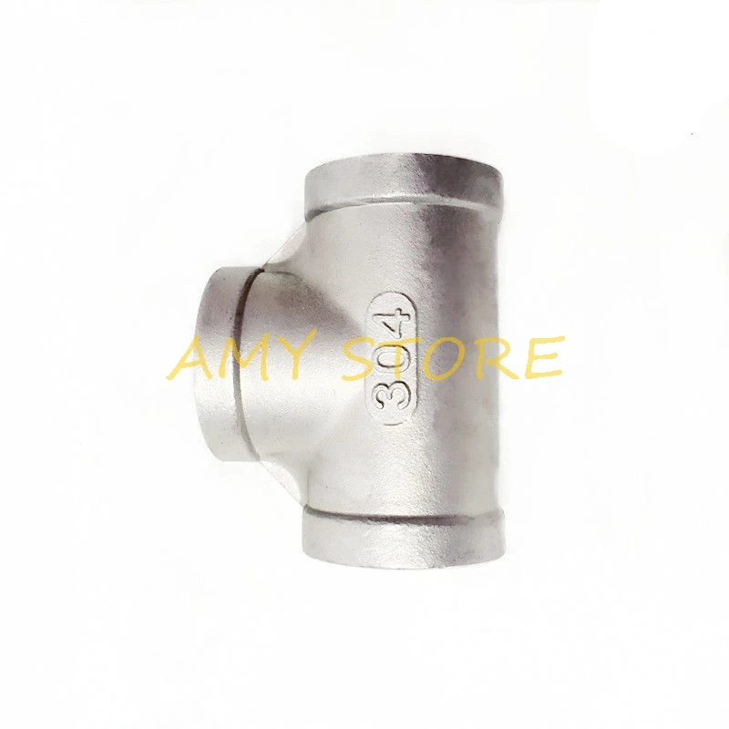 SS304 de acero inoxidable roscada hembra 3 T tubería de 1/8 \