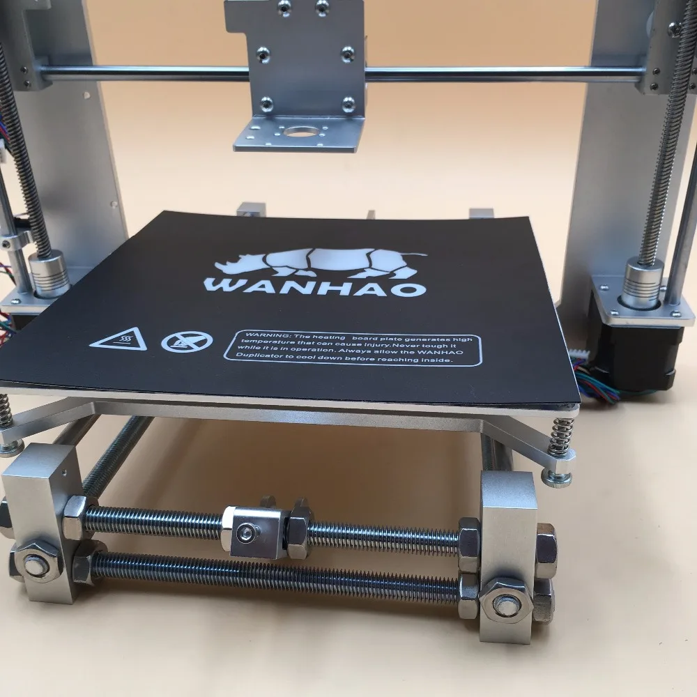 Reprap Prusa i3 алюминиевый механический fullkit серебристый с 5 моторами, кровать с подогревом