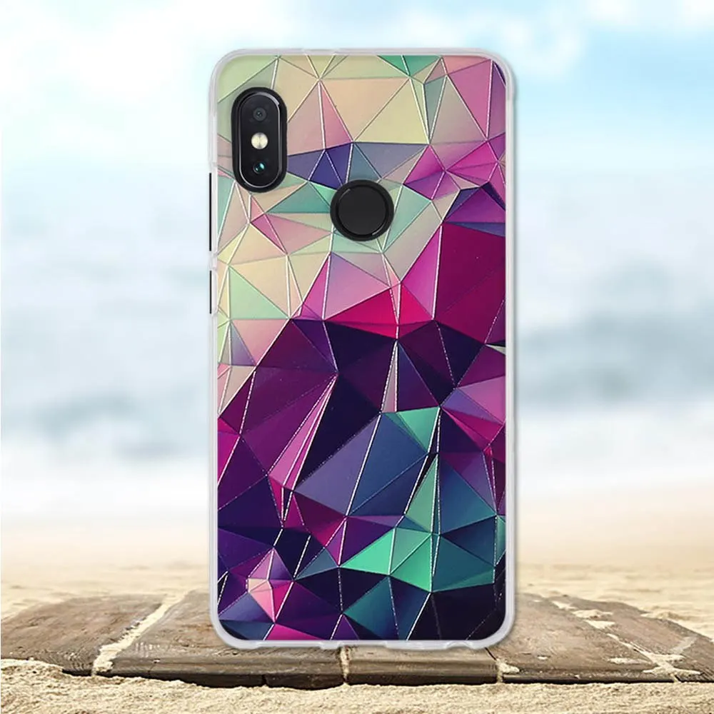 Чехол для Xiaomi Redmi Note 5 мягкий силиконовый чехол из ТПУ с объемным цветком и кошкой