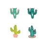 12 Style Cartoon Jackets Sweater Bag Pins Green Plant Tree Cactus Leaf Brooch Pin Metal Badge Couple Accessories Gift Wholesale ► Photo 3/6