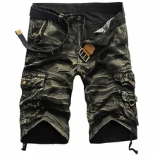 Фирменная Новинка шорты Для Мужчин Армия Cargo работы Повседневное Wash Pocket бегунов габаритные Для мужчин Шорты и бермуды masculina Для мужчин брюки дропшиппинг