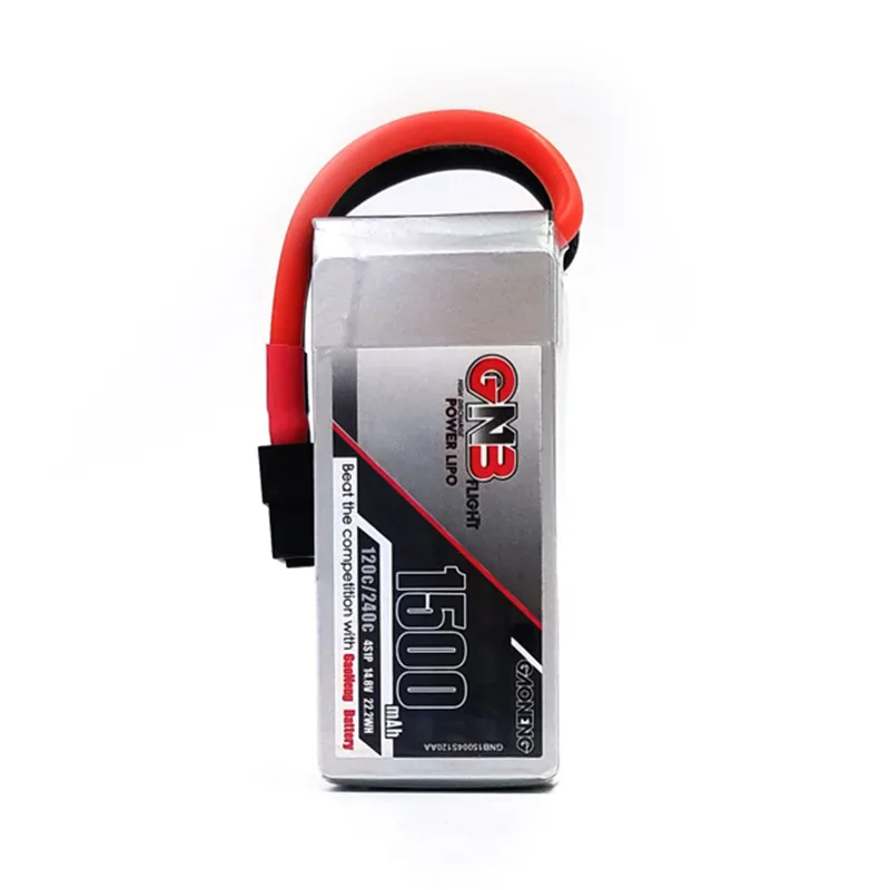 Новейшая партия Gaoneng GNB 14 8 V 1500 mAh 120C/240C 22.2WH FPV Racing Lipo батарея w/Баланс провода