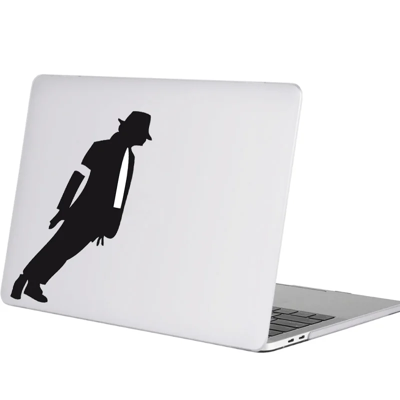 Наклейка для ноутбука с Майклом Джексоном Moonwalk, наклейка на MacBook Pro Air retina 11 12 13 15 дюймов, Виниловая наклейка для ноутбука Mac Mi Book