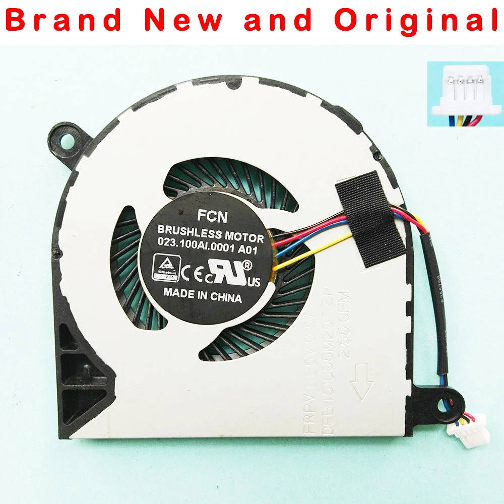 DXCCC CN-031TPT Laptop CPU Cooler Fan for dell Inspiron 13-5368 13-5568 15-7579 7368 7569 P58F CPU Cooling Fan 