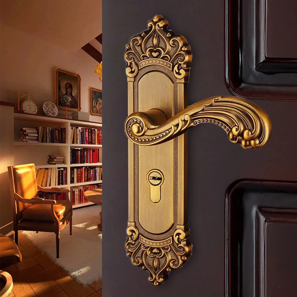 EU style mute door lock, mechanical key access for home and hotel and apartment etc
