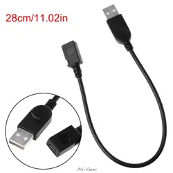 Micro USB женщина к USB 2,0 Мужской конвертер кабель для Micro вентилятор светодиодный Card reader