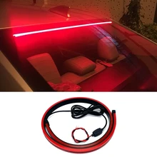 Luce di Freno dell’automobile LED 12 V Luce di Striscia di Avvertimento di Sicurezza Luce Lampada Segnale di Arresto Che Scorre Lampeggiante Coda Posteriore High Mount luce di arresto Freno