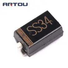 50 шт. IN5822 SS34 DO-214AC 1N5822 SMD диод с барьером Шоттки Диоды для подавления переходных скачков напряжения