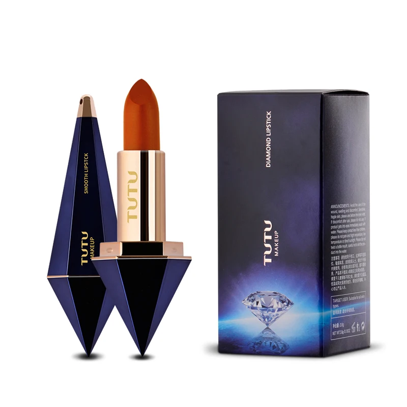 Пачка бархат помады длительные Сексуальная Shimmer Водонепроницаемый Nude Lip Stick