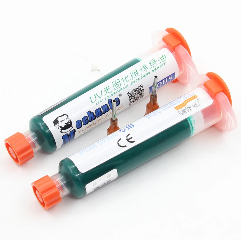 Solder Mask UV Curable Paint 10g for Green PCB Green oil pen Circuit