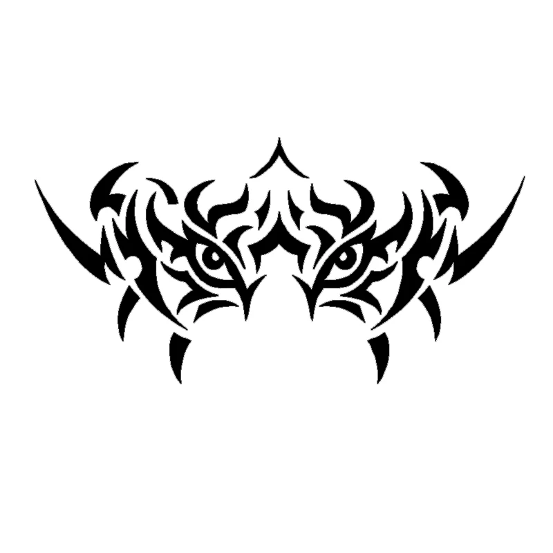 Tiger Augen Auto Aufkleber Tribal Tattoo Lkw Fenster Laptop Spiegel Aufkleber Grafik Motorrad Aussen Zubehor Jdm Car Decal Stickers Jdmtribal Decal Aliexpress