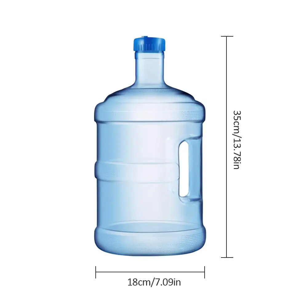 5L 7.5L Mineral Water Pure Bucket Water Bottle Portable PC Bucket Household Large Capacity Pure Water Bucket With Handle Bucket