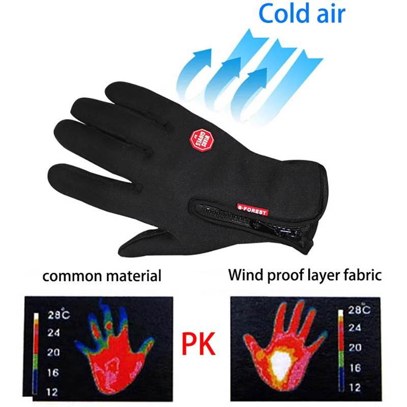 Велосипедные перчатки с сенсорным экраном, ветрозащитные антистатические велосипедные перчатки для мужчин, женщин, подростков
