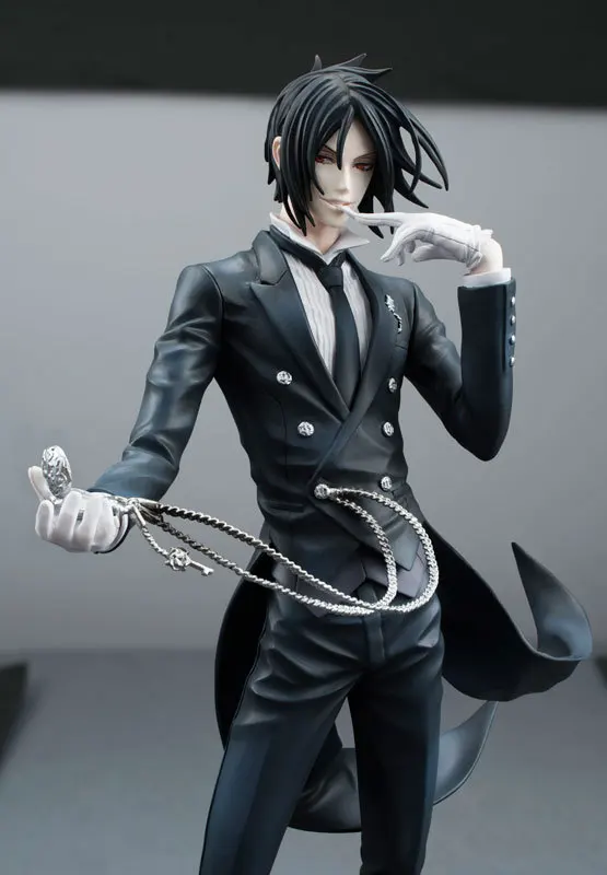 Cena 20 cm kuroshitsuji Sebastian Michaelis Anime lalka postać z kreskówki PVC model kolekcjonerski zabawki figurka prezent dla przyjaciół