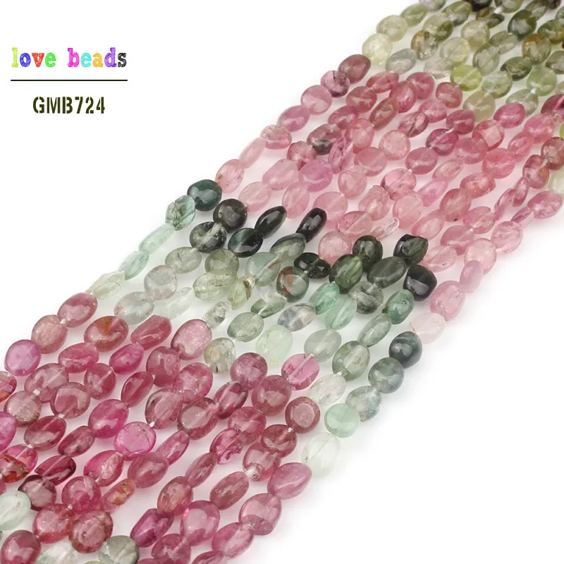 

AA+ Natural Colorful Tourmaline Irregular Beads for Beaded Bracelet Jewelry Making 3-4mm strand 15'' freeform