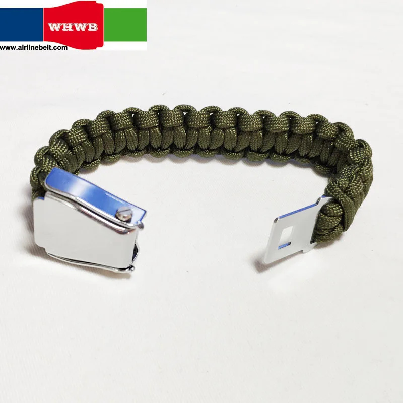 

Survival Paracord Bracelet Men Women Military Emergency Gear Parachute Rope Braided Cord Airplane buckle Camping Hiking Kits