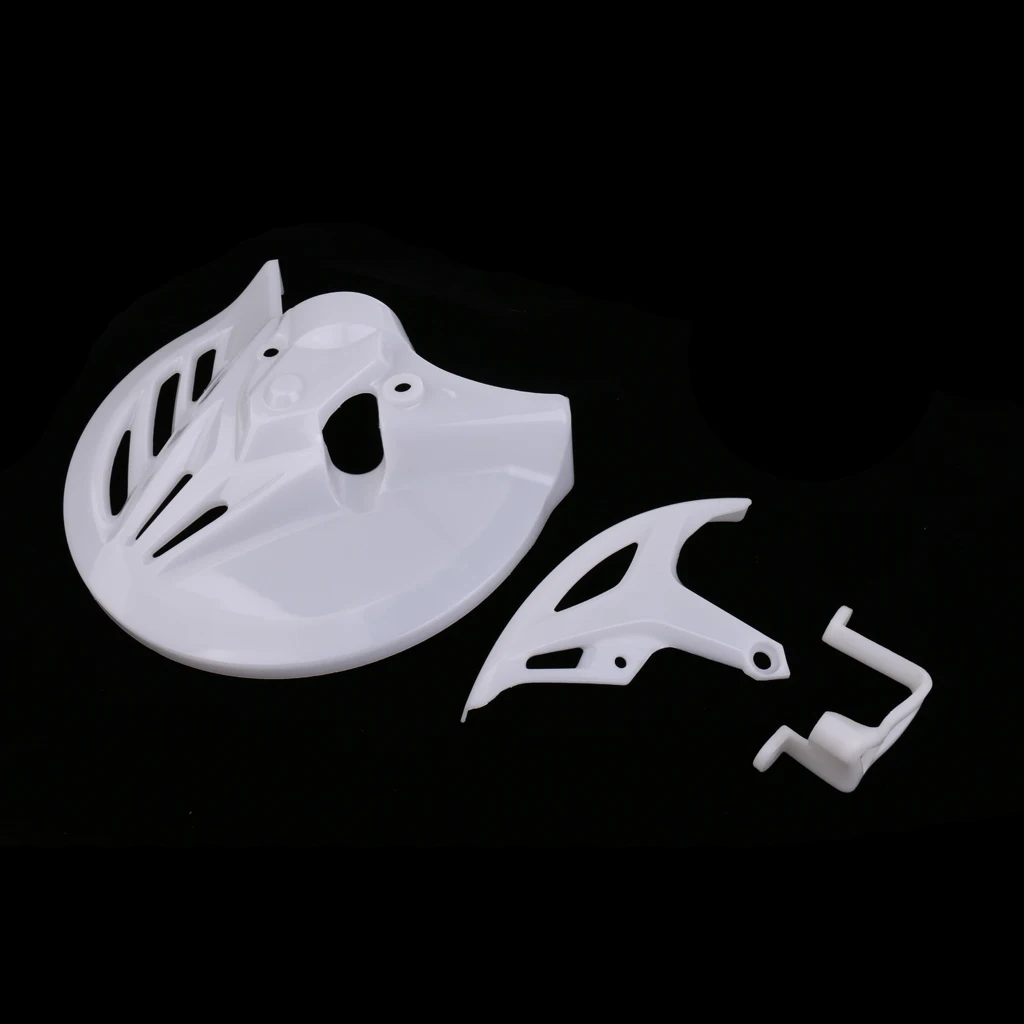 Rear Front Brake Disc Rotor Guard Cover Protector KIT For Honda CRF 250R 14-17 450R 13-16 Motorcycle Brake Guard Cover