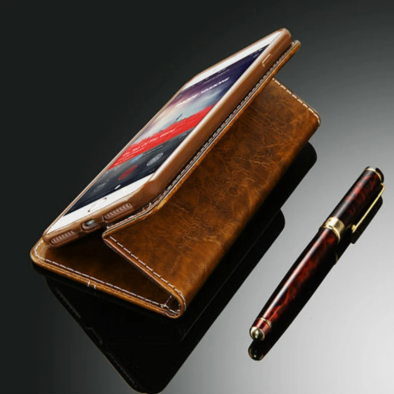 Tikitaka Flip Leather Phone Case For iPhon 7 5 5s SE 6 6s Plus Wallet Card Slots Cases Soft Cover For Iphone X XR XS MAX Plus