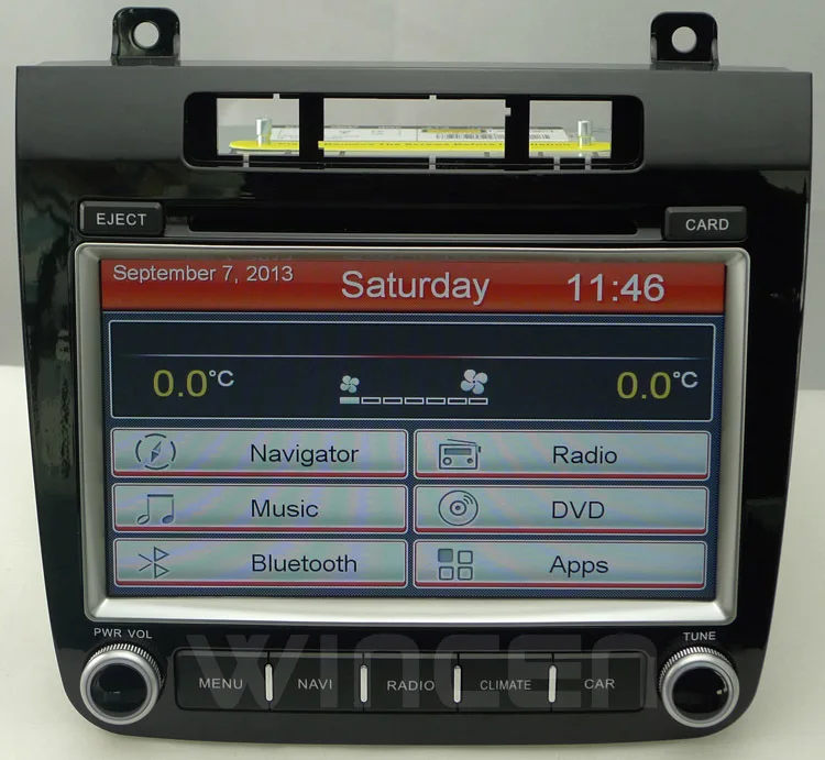 RoadRover бренд " автомобильный DVD gps плеер для VW Touareg 2012 Поддержка оригинального кондиционера дисплей стиль интерфейс