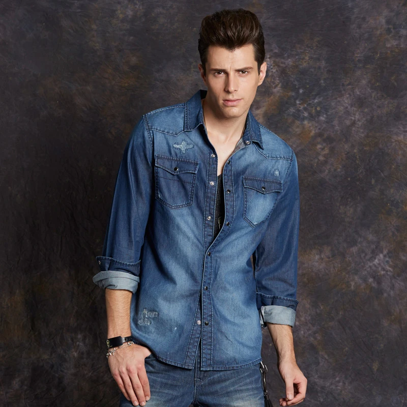 man jeans shirt style