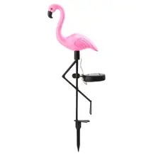 Солнечный светильник для газона с фламинго, водонепроницаемый садовый светильник, ландшафтный светильник, украшение для двора