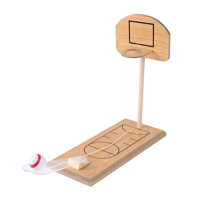 Special Offers Wooden Funny Basketball/Bowling Plastic Mini Handheld Sports Shooting Educational Toys Kids Gift Desktop Sprots Finger Toy
