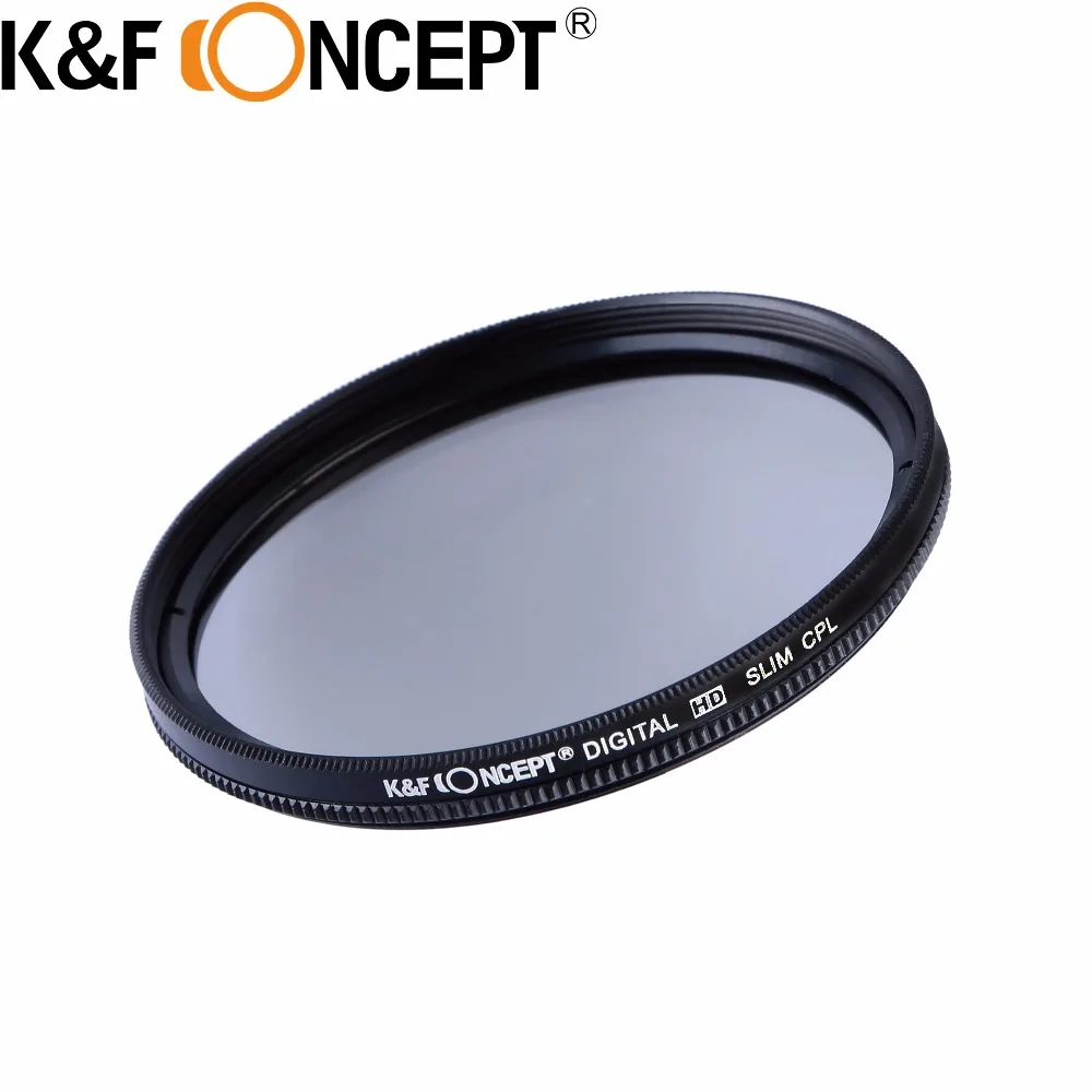 K&F CONCEPT 52MM 55MM 58MM 62MM 67MM 72MM 77MM Slim Fader Variable ND Filter Adjustable Nd2 To Nd400 62mm Neutral Density For Canon 7d