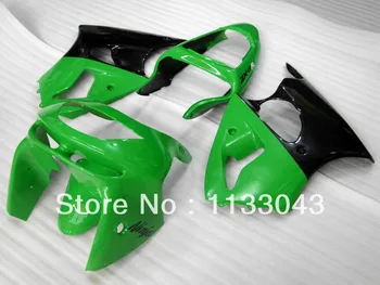 

Fairings Green Black Bodywork for KAWASAKI Ninja ZX-6R 98-99 ZX 6R 1998-1999 fairings ZX6R 98 99 ZX 6R 1998 1999 Fairing kits