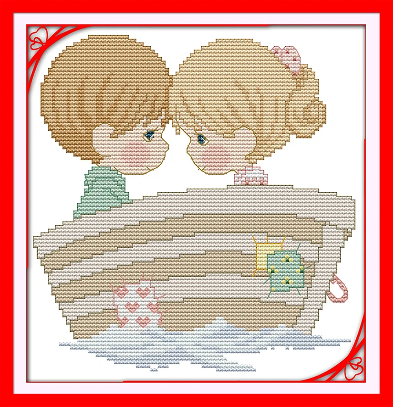 

Rallied together Cross Stitch Kits 11CT Printed 14CT Set DIY Chinese Cotton Cross-stitch Counted Embroidery Needlework