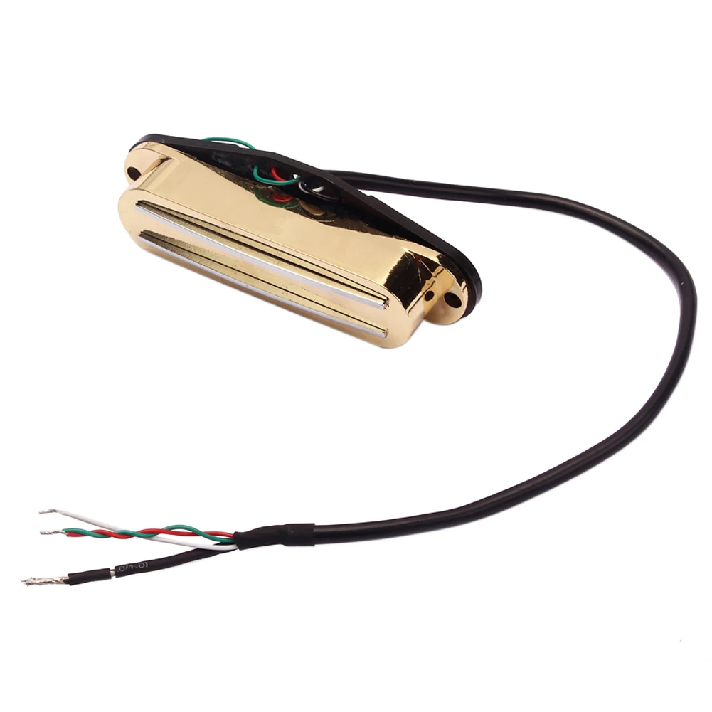 Alta calidad Guitarras pickup 3 colores carriles doble recogida silenciosa para piezas ferrita mini humbucker pickup Guitarras ra Accesorios Alta calidad Guitarras pickup 3 colores carriles doble recogida silenciosa para piezas ferrita mini humbucker pickup Guitarras ra Accesorios