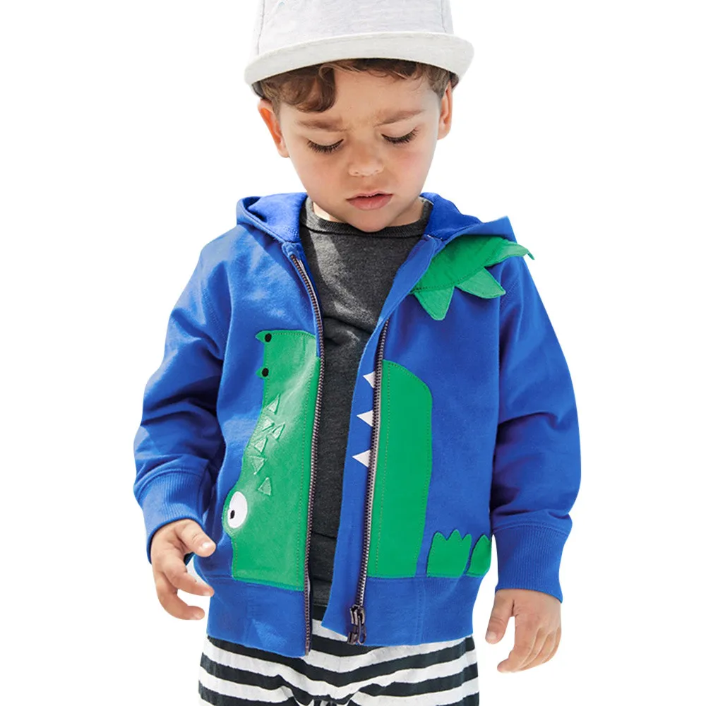 Kids Baby Winter Jackets Toddler Girls Boys Cartoon Animal Coat Hooded Jacket Children Autumn Keep Warm Outerwear Clothes Tops