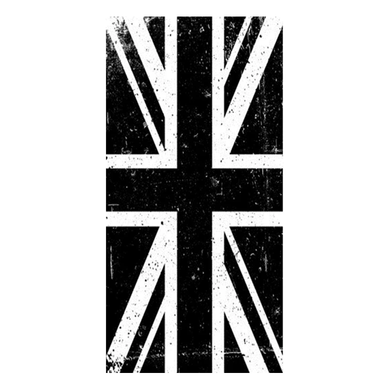 

Black White Grunge Union Jack Flag Towel UK Flag Beach Travel Towels Retro British Flag of United Kingdom Face Kitchen Towels