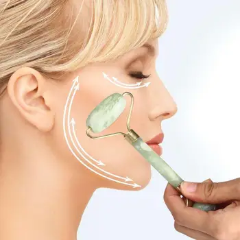 

1PC Natural Facial Massage Jade Roller Face Thin massager Tool Levert Dropship 3AP24