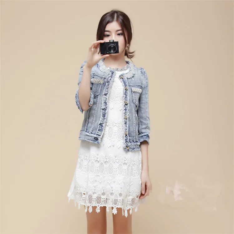 female spring autumn denim jacket (1)