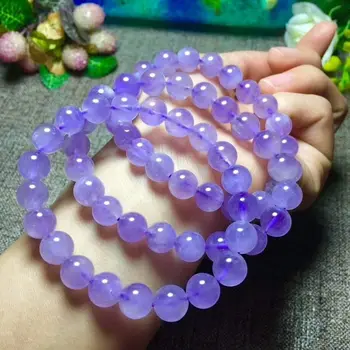 

Free Shipping Natural Amethyst Quartz Purple Crystal Bracelet 8mm AAA(cx#5061