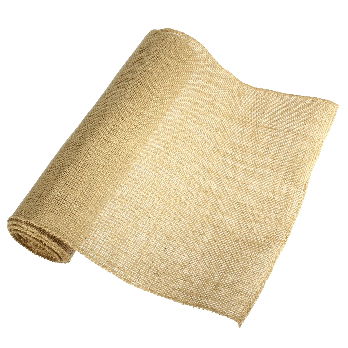 Натуральный Джут Мешковина Hessian рулон ленты для столовых приборов сумки скатерть фон украшения сетка Linnen текстильная ткань