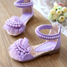 2014 nouvelle arrivée femme enfant sandales fille douce princesse chaussures bébé sandales perlées chaussures de danse