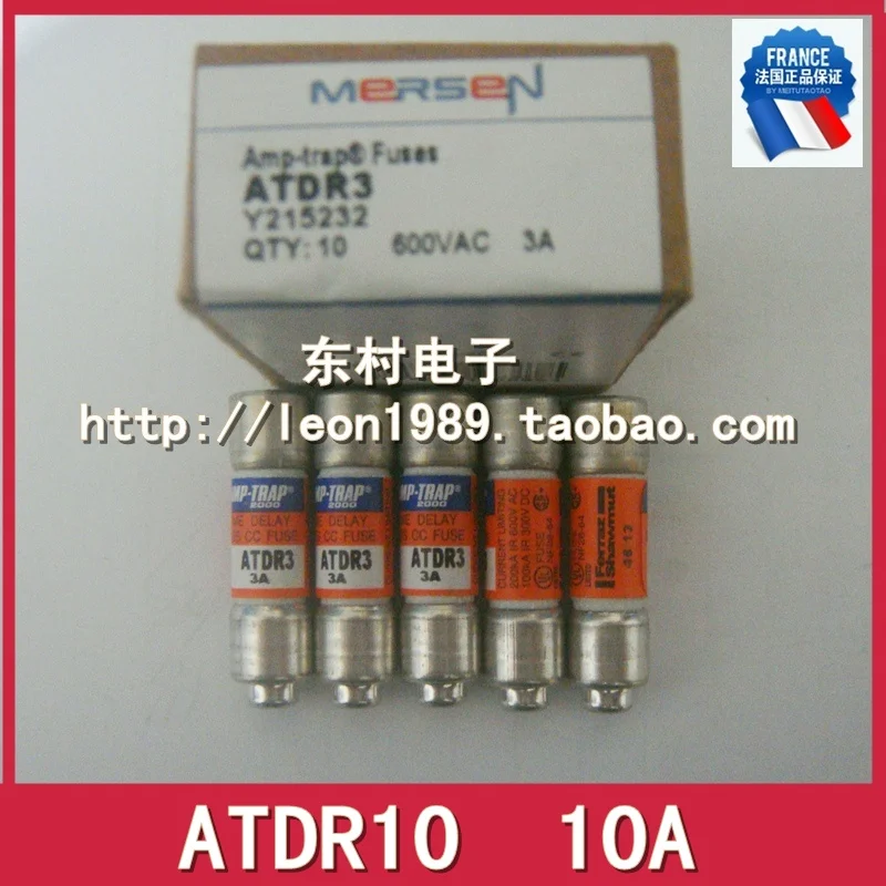 

Imported FERRAZ MERSEN fuse AMP-TRAP fuses ATDR10 10A 600V