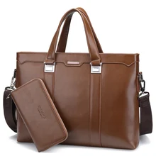 100% Genuine Leather men bag Shoulder Bags Brand New men’s briefcase business men’s travel bags tote Men messenger bags 2016 new