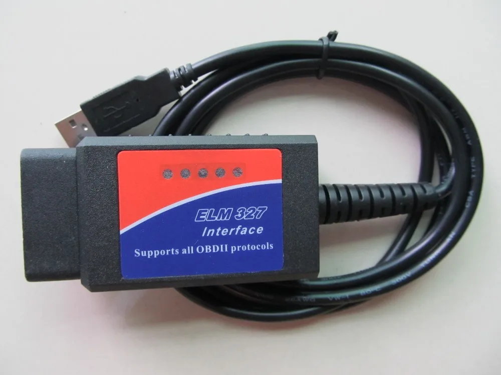2019 ELM327 USB V2.1 OBD2 автомобильный диагностический инструмент OBDII CAN BUS сканер