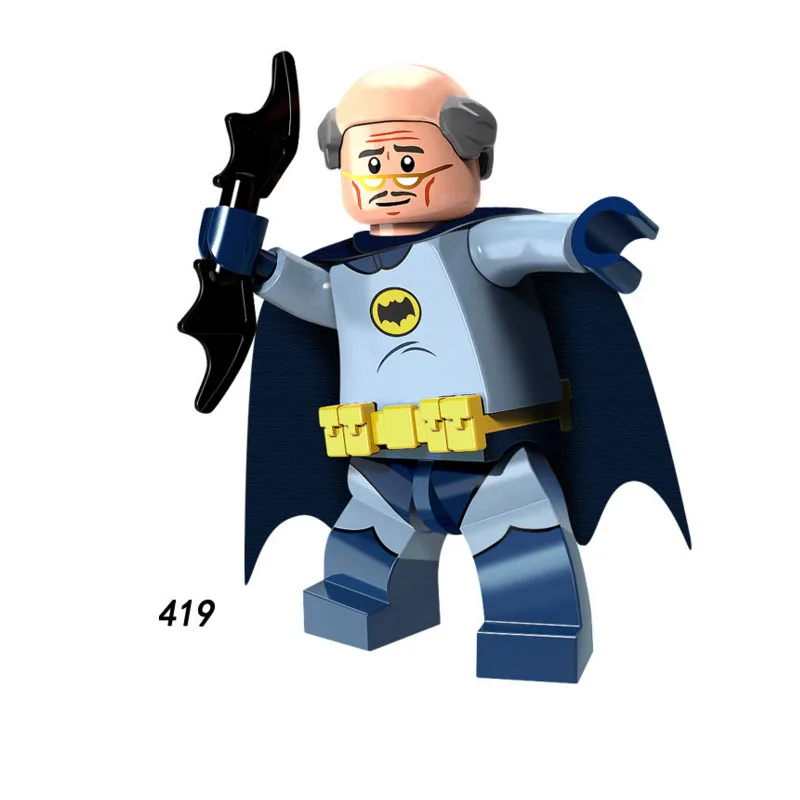 

Single Sale Super Heroes Star Wars 419 DC Alfred Model Mini Building Blocks Figure Brick Toy kids gift Compatible Legoed Ninjaed