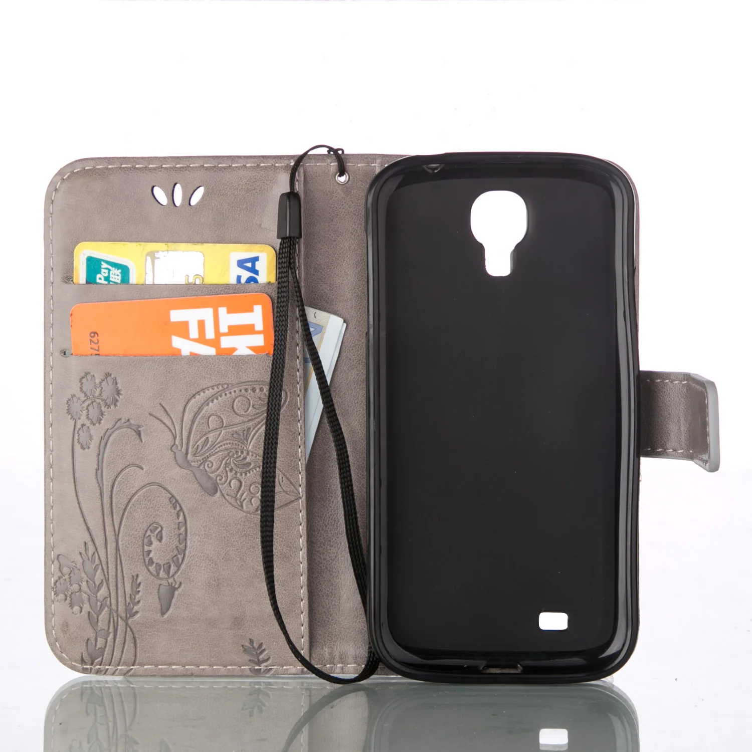 Флип кейс для Samsung Galaxy S4 mini Duos GT i9195 I9195 S4mini кожаный чехол S 4 i9192 чехлы сумка|case for samsung